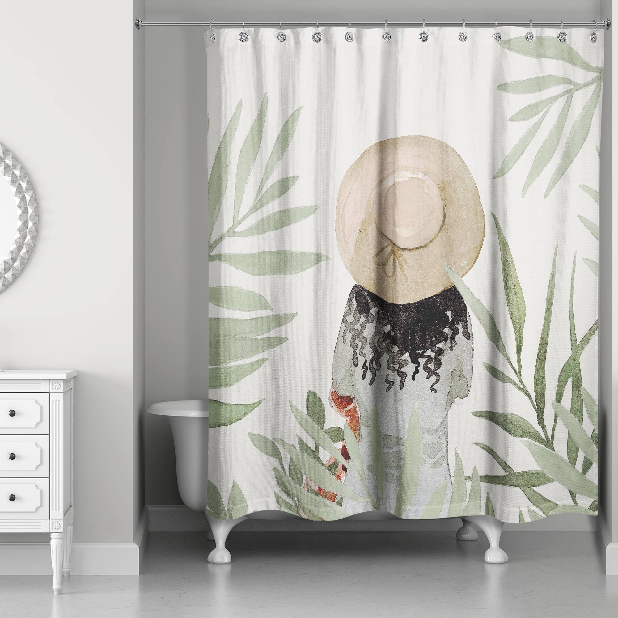 Sunhat Scene 71" x 74" Shower Curtain